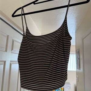 BP Black and White Striped Camisole
